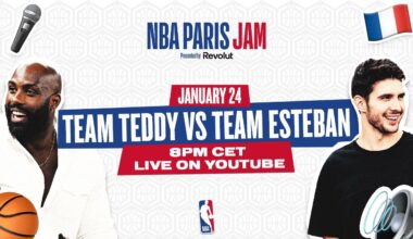 NBA Paris Jam presented by Revolut: Team Teddy vs Team Esteban