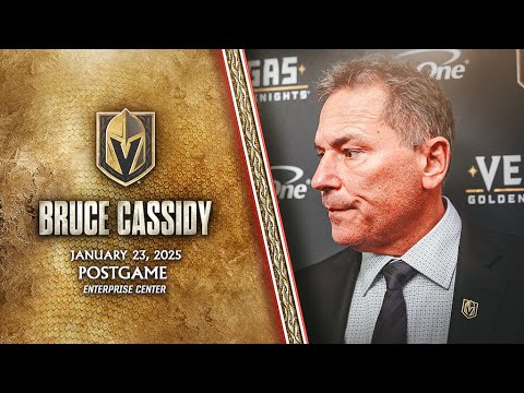 Bruce Cassidy Postgame 1/23: We Were Never In Trouble