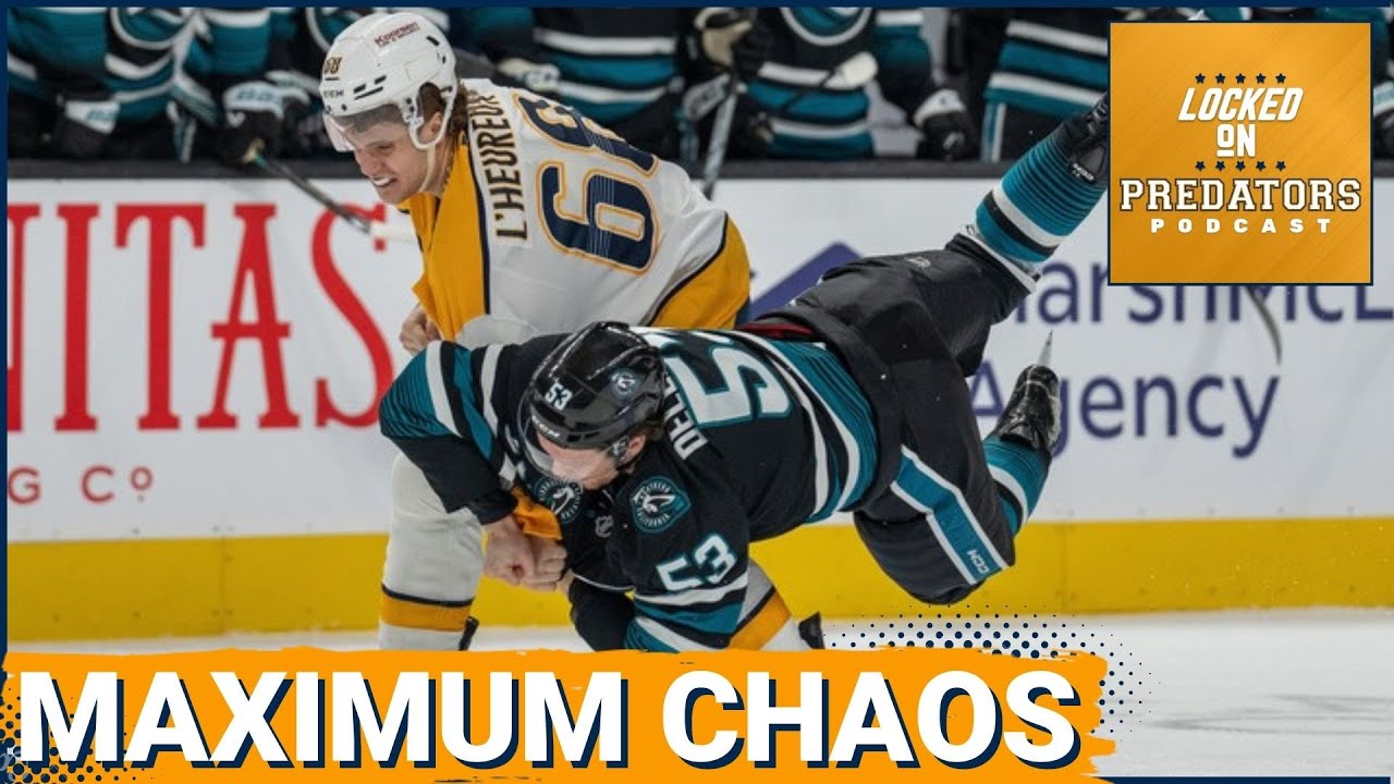 Yaroslav Askarov Battles His Former Team: Nashville Predators Fight and Finish the San Jose Sharks