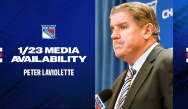 NYR vs PHI: Peter Laviolette Postgame Media Availability | Jan. 23, 2025