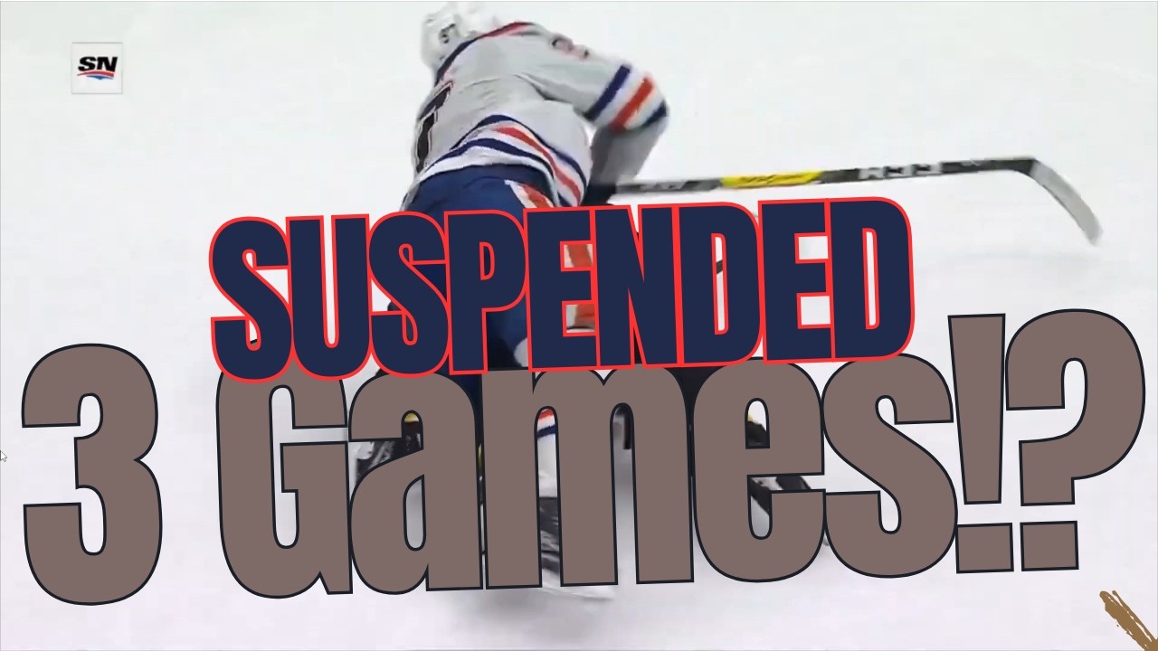 Connor McDavid - suspension incident breakdown.