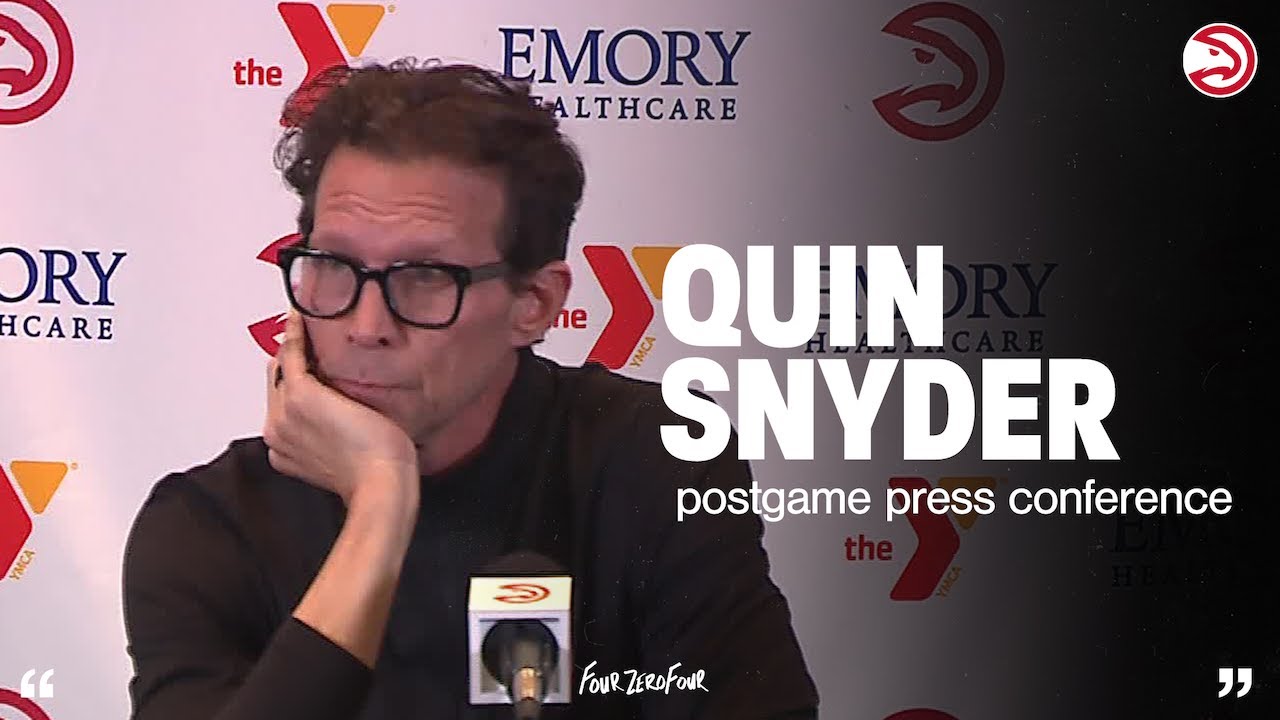 Hawks vs. Raptors Postgame Press Conference: Quin Snyder