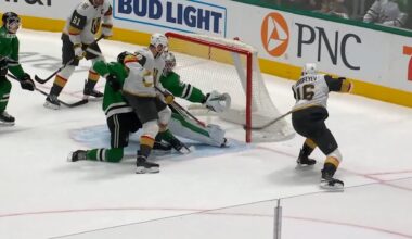 Jake Oettinger holds the line in an EPIC final few minutes against the Golden Knights!