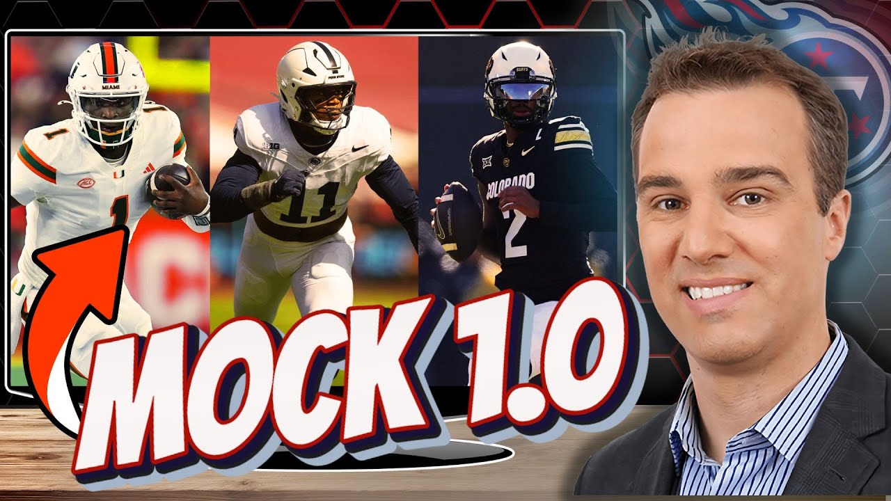 Tennessee Titans Fan Reaction to Daniel Jeremiah's Mock 1.0 | NFL Draft 2025