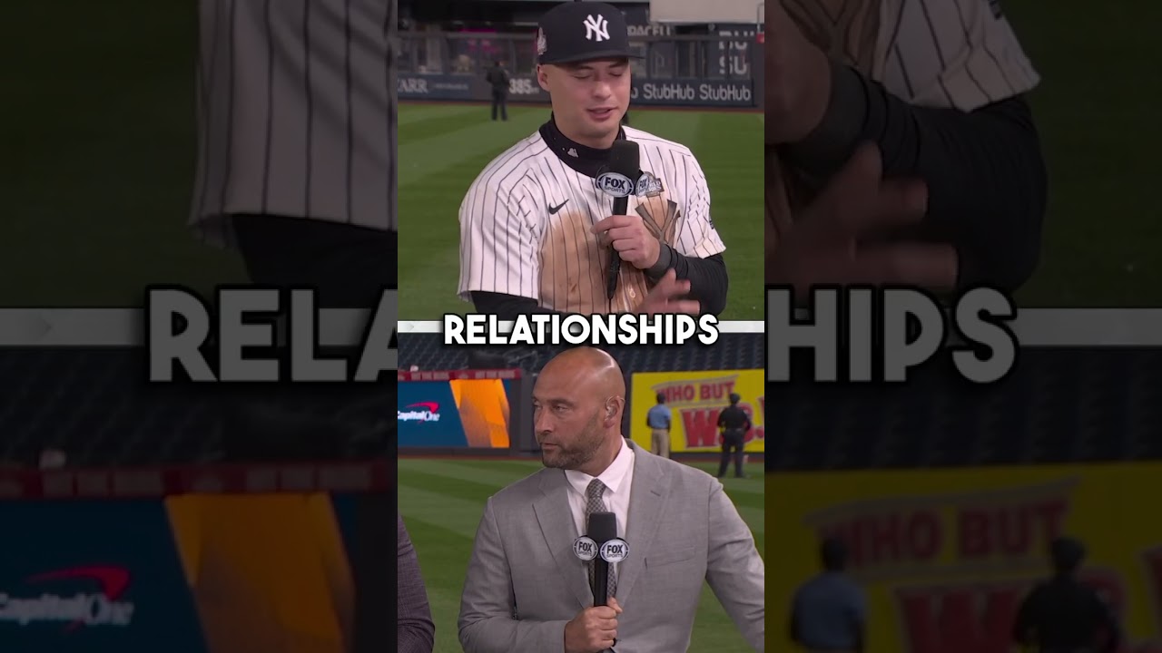 Anthony Volpe shares why playing for the Yankees is special to him ❤️ #mlb #yankees #baseball