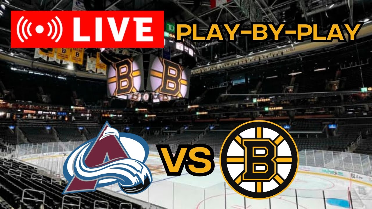 LIVE: Colorado Avalanche VS Boston Bruins Commentary/Reaction! #nhlbruins