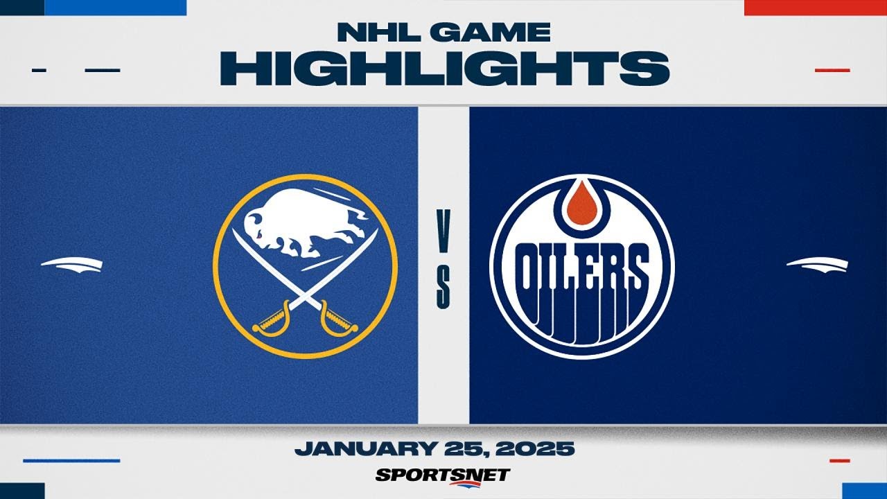 NHL Highlights | Sabres vs. Oilers - January 25, 2025