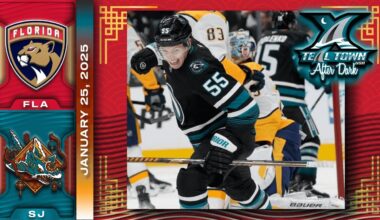 San Jose Sharks vs Florida Panthers - 1/25/2025 - Teal Town USA After Dark (Postgame)