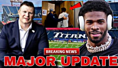 🚨Breaking: Shedeur Sanders SPOTTED MEETING with Tennessee Titans Coaches at East West Shrine Bowl!!