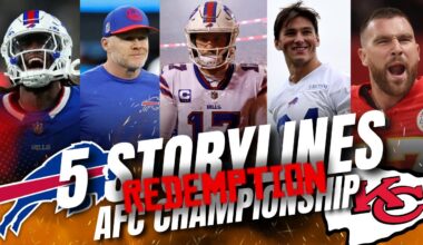 Five STORYLINES: BILLS vs Chiefs [again] in the AFC CHAMPIONSHIP