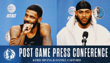 Kyrie Irving & Daniel Gafford | Post Game vs BOS | 01/25/25
