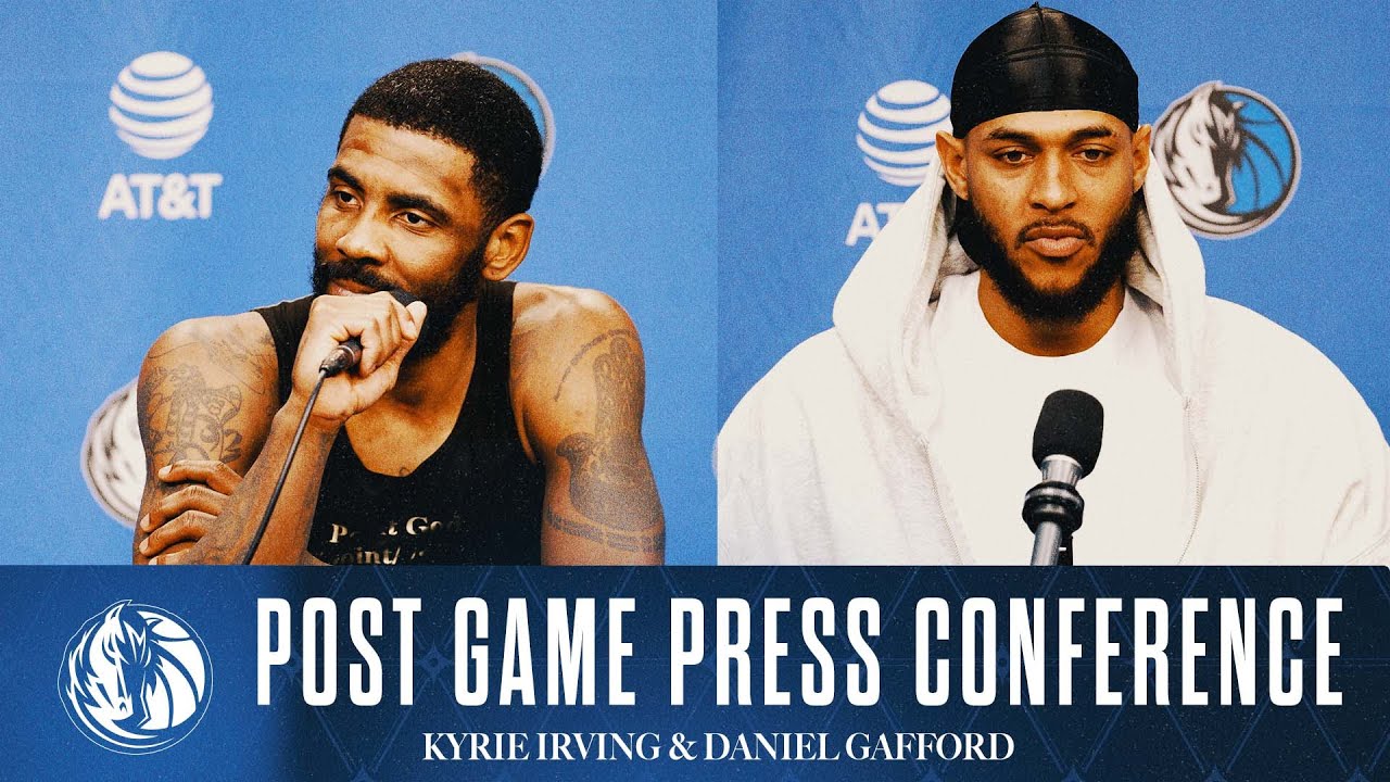 Kyrie Irving & Daniel Gafford | Post Game vs BOS | 01/25/25