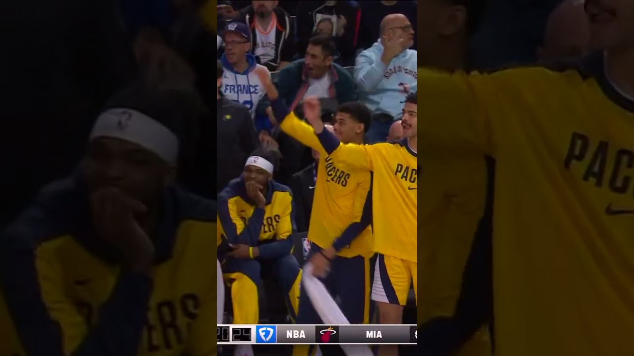 Tyrese Haliburton Launches and Banks in Three at Spurs | Indiana Pacers