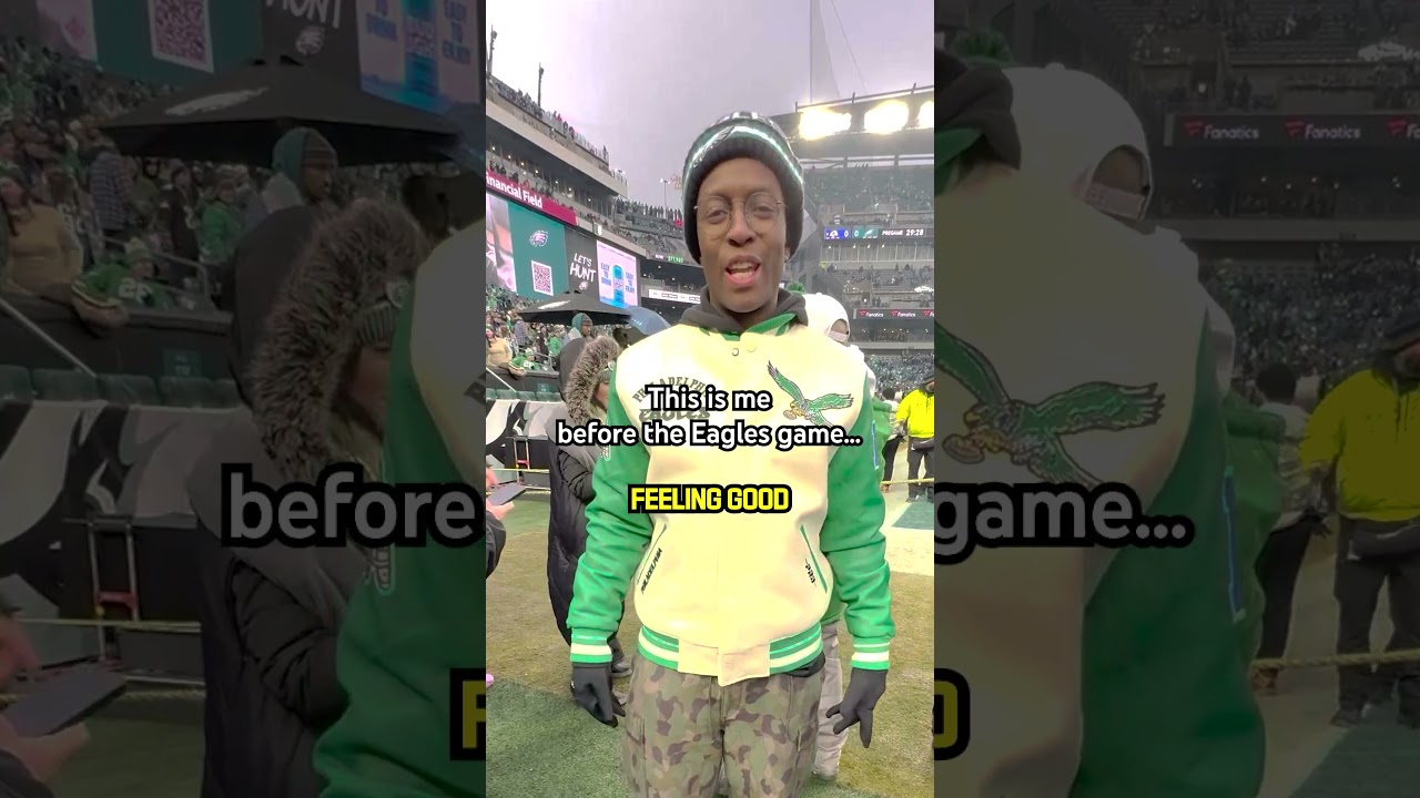 This is me before the Eagles game... @Breland