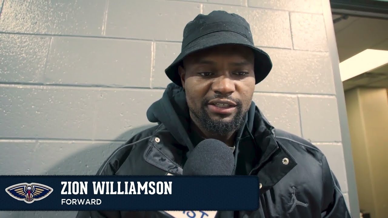 Zion Williamson on energy, Trey Murphy III | Pelicans-Hornets Postgame Interview 1/25/25