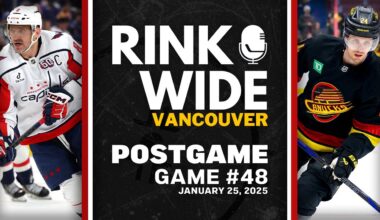 RINK WIDE POST-GAME: Vancouver Canucks vs Washington Capitals | Game 48 - Jan. 25, 2025