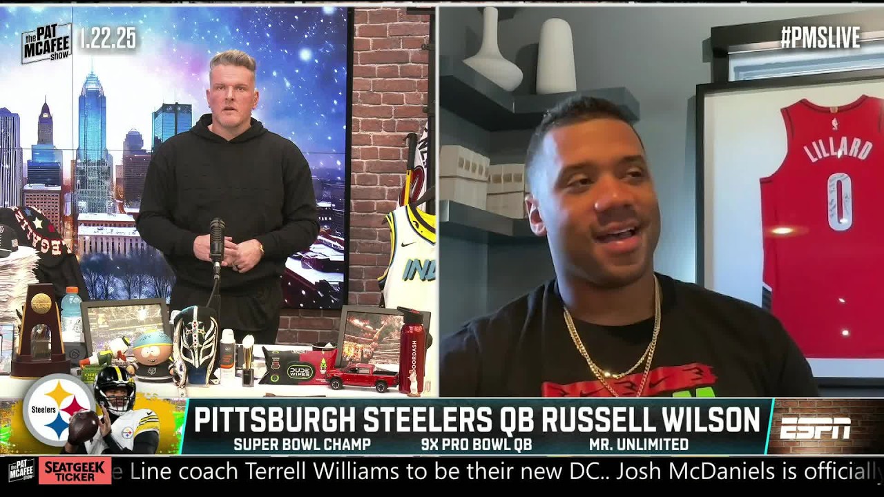 Russell Wilson puts rumors to rest w/ Arthur Smith & A CASE to stay in Pitt | The Pat McAfee Show
