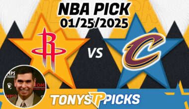 Houston Rockets vs. Cleveland Cavaliers Pick 1/25/25 NBA Pick Prediction