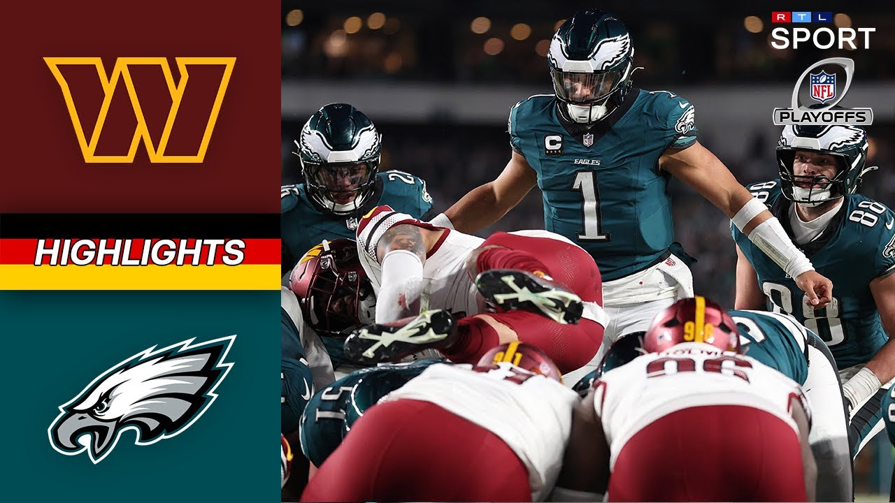 Washington Commanders @ Philadelphia Eagles | 🇩🇪 NFL-Playoffs Highlights | NFL | RTL Sport