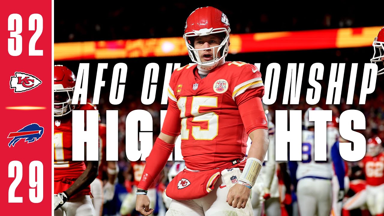 Kansas City Chiefs vs Buffalo Bills Game Highlights | 2024 NFL Playoffs - AFC Championship