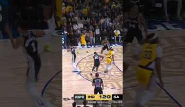 Andrew Nembhard Buries Logo Three at Spurs 🎯 | Indiana Pacers