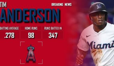 𝐁𝐑𝐄𝐀𝐊𝐈𝐍𝐆 𝐍𝐄𝐖𝐒: Los Angeles Angels, Tim Anderson Agree To Minor League Deal | 2024 MLB Offseason