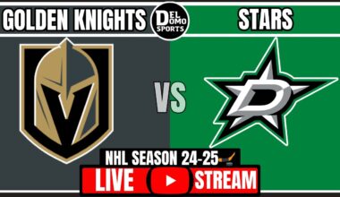 Vegas Golden Knights vs Dallas Stars 🏒 NHL Game Score Play-by-Play - JAN 24, 2025