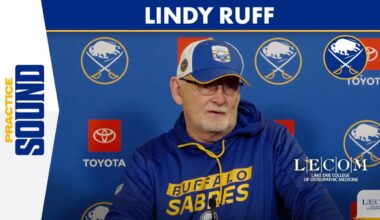 Jordan Greenway Progressing Toward Return To Practice | Buffalo Sabres Coach Lindy Ruff