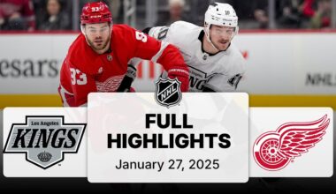 NHL Highlights | Kings vs. Red Wings | January 27, 2025