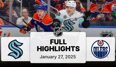 NHL Highlights | Kraken vs. Oilers | January 27, 2025
