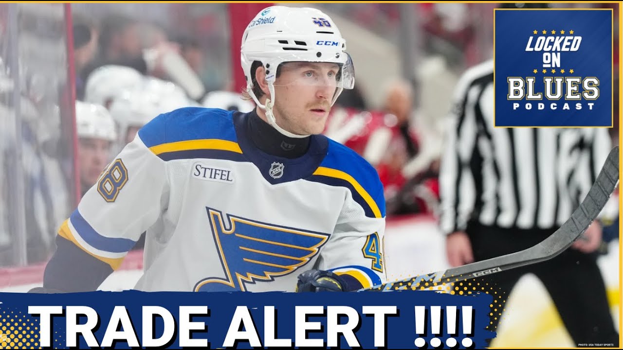 The St. Louis Blues Traded Scott Perunovich to New York Islanders for a 5th round pick 2026 Draft