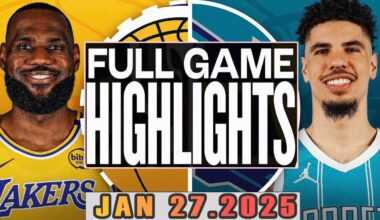 Los Angeles Lakers Vs Charlotte Hornets Full Game Highlights Jan 27,2025 NBA Season 2024-25
