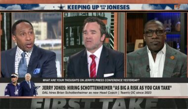 Stephen A. Smith is SAD! 😢 'Jerry Jones has TAKEN THE FUN out of the Dallas Cowboys!' | First Take