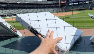 Empty stadiums are SO MUCH FUN! Another chill day at Guaranteed Rate Field