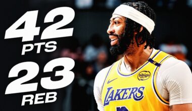 Anthony Davis' MONSTER 40-PT DOUBLE-DOUBLE! | January 27, 2025