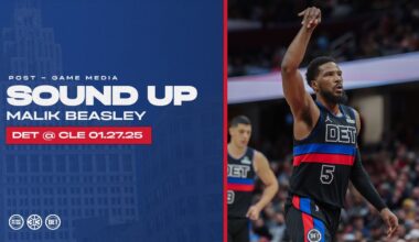 Post-Game Press Conference: Malik Beasley | Pistons @ Cavaliers | 01.27.25
