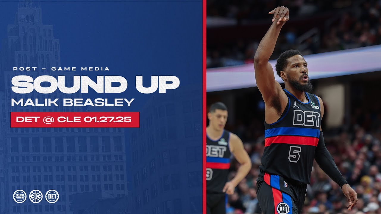 Post-Game Press Conference: Malik Beasley | Pistons @ Cavaliers | 01.27.25