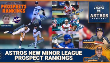 The Astros newest prospect rankings