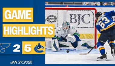 Game Highlights: Blues 2, Canucks 5