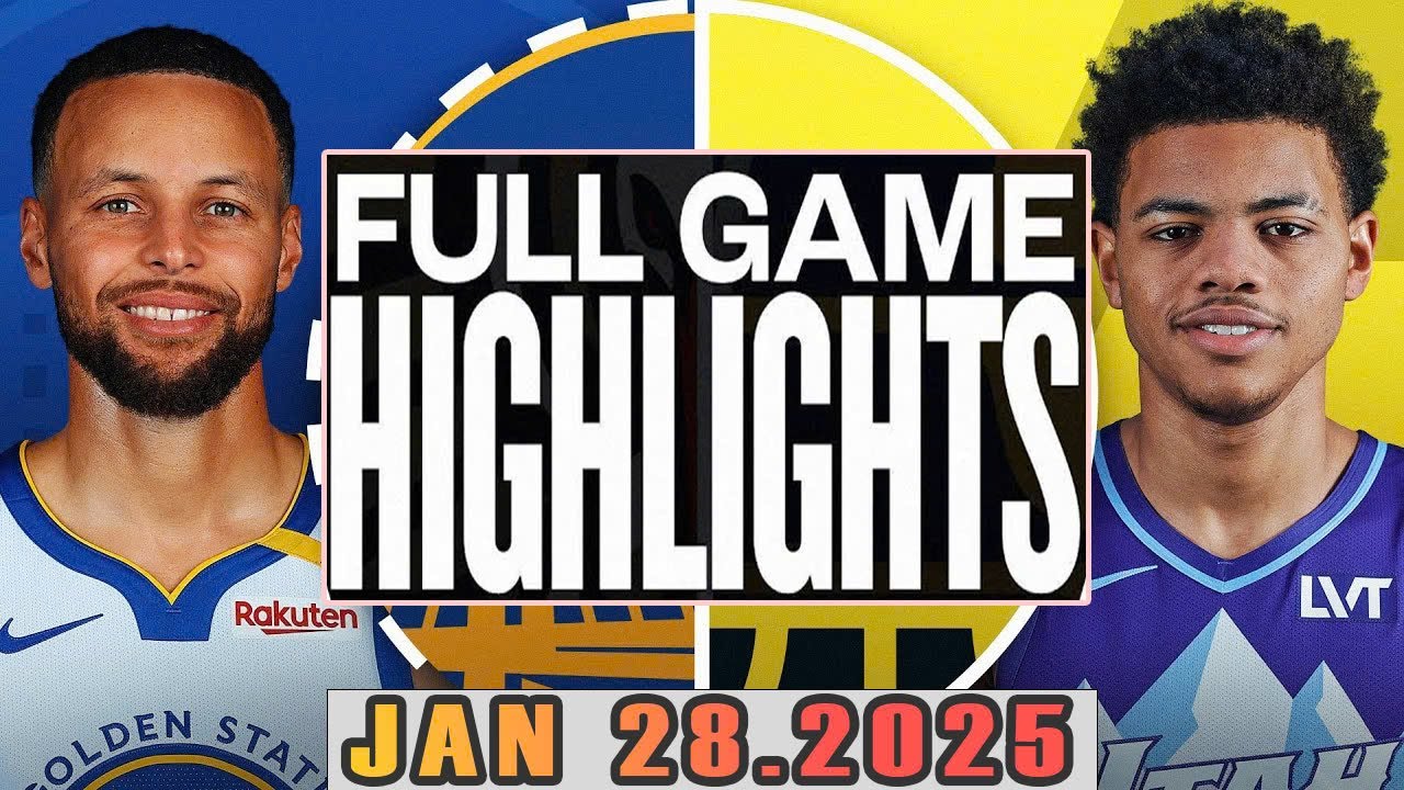 Golden State Warriors VS Utah Jazz Full Game  Highlights Jan 28,2025 NBA Season 2024-25