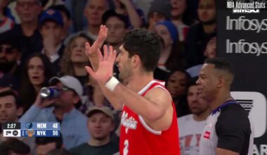 Santi Aldama 10 pts 4 reb 2 blk vs New York Knicks | 2025-01-27