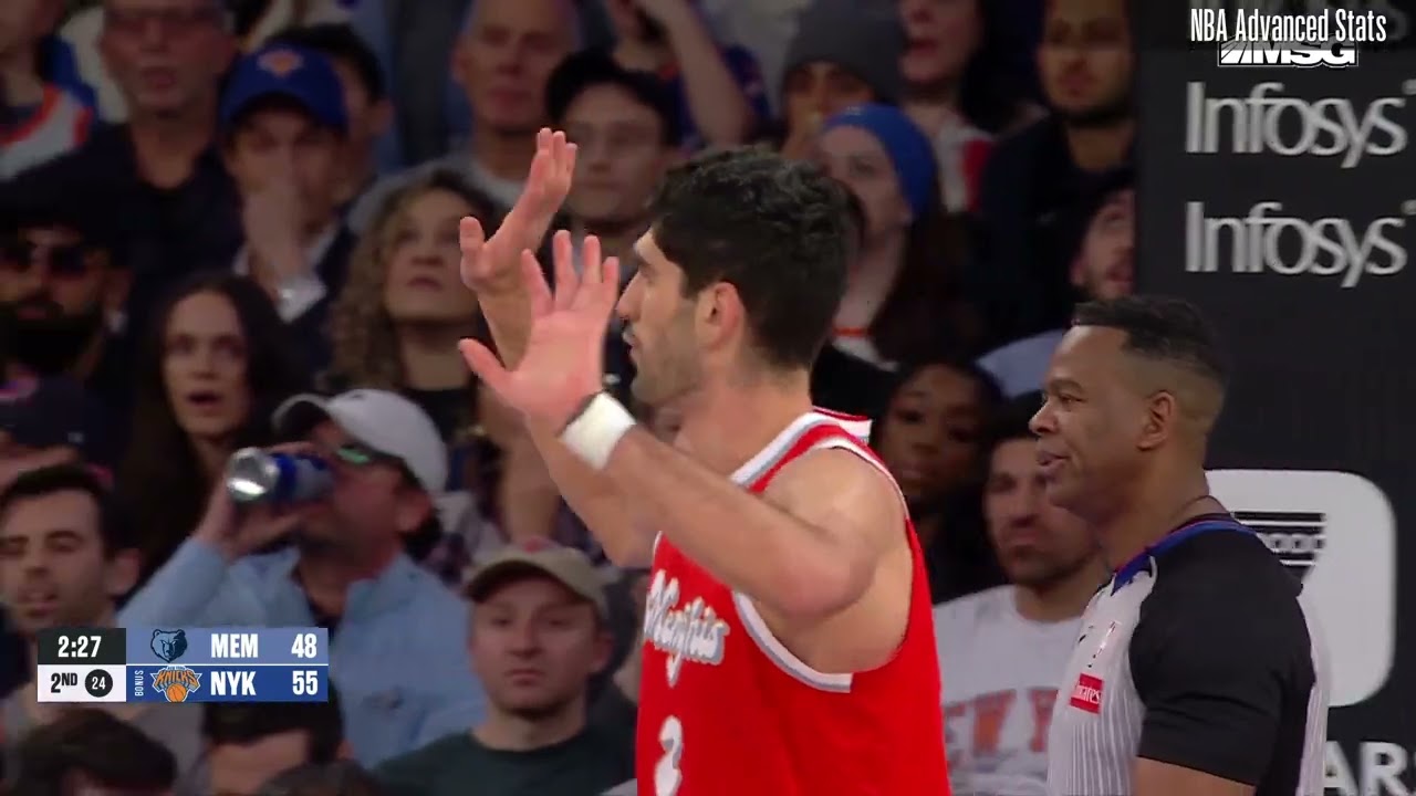 Santi Aldama 10 pts 4 reb 2 blk vs New York Knicks | 2025-01-27