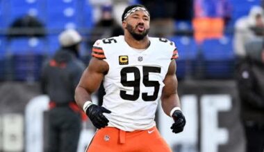 Browns Indicate Their Plans for a Potential Myles Garrett Trade - Sports4CLE, 1/28/25