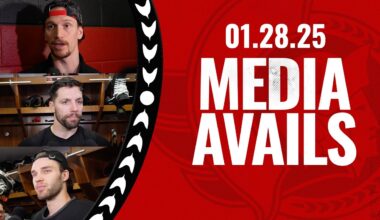 Thomas Chabot, David Perron, and Josh Norris Media Availability - Jan. 28