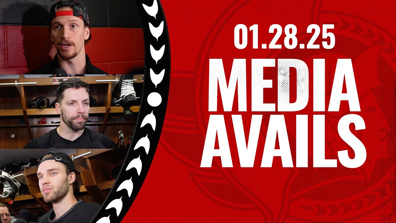 Thomas Chabot, David Perron, and Josh Norris Media Availability - Jan. 28