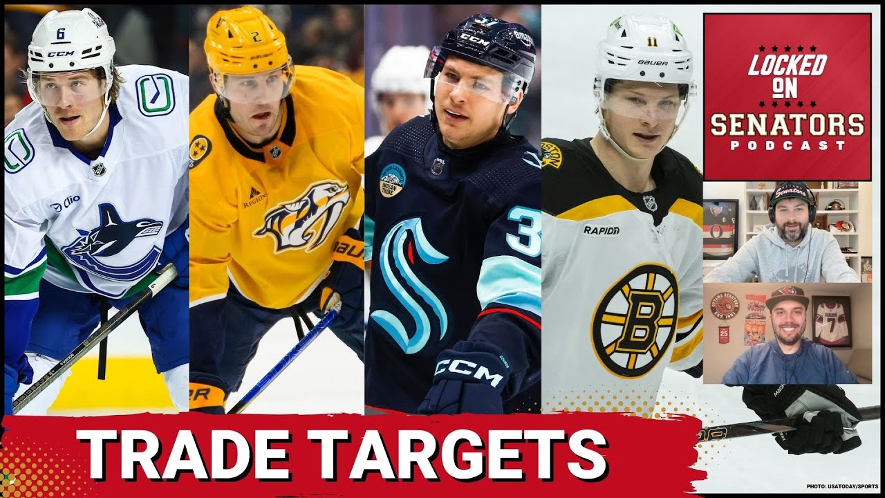 Ottawa Senators NHL Trade Targets: Brock Boeser, Luke Schenn & More