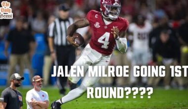 JALEN MILROE GOING 1ST ROUND OF NFL DRAFT??? - The Daily Grossi