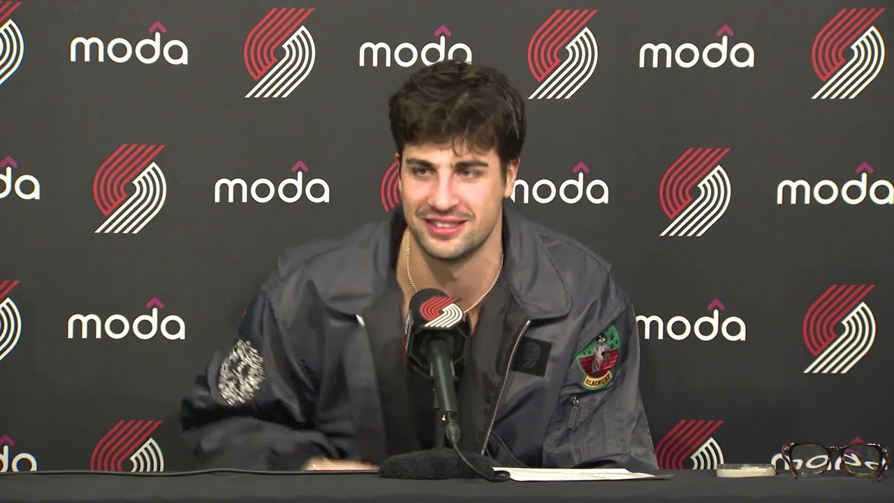 Deni Avdija Postgame Interview | Portland Trail Blazers 125, Milwaukee Bucks 112 | Jan 28, 2025