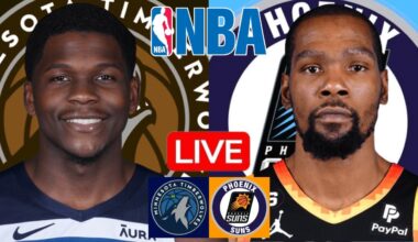 LIVE: MINNESOTA TIMBERWOLVES vs PHOENIX SUNS | NBA | PLAY BY PLAY | SCOREBOARD
