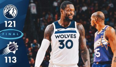 Minnesota Timberwolves Defeat Phoenix Suns 121-113 | 01.29.25